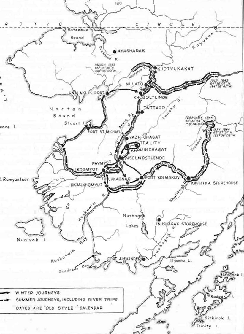Zagoskin's Map 1844