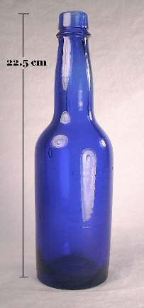 Turn mold beer bottle in an unusual color; click to enlarge.
