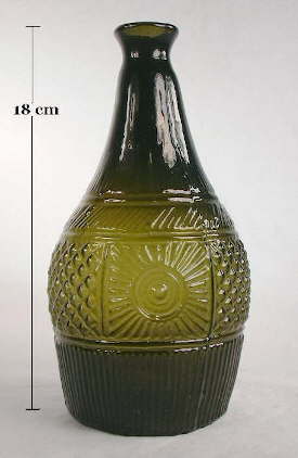 Early American New England geometric decanter; click to enlarge.