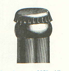 Period illustration of a crown cap on a crown finish; does not enlarge.