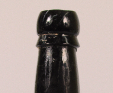 Mineral finish variation on bottle firmly dating from 1863 or 1864.