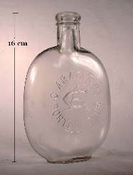 Proprietary liquor flask; click to enlarge.