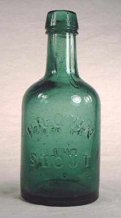 1860s ale bottle; click to enlarge.