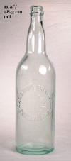 Early 20th century mouth-blown export beer; click to enlarge.