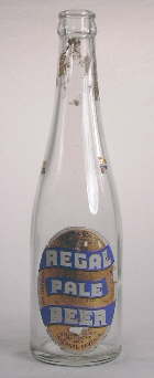 Champagne style beer bottle from 1939; click to enlarge.