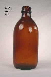 Stubby beer bottle from 1953; click to enlarge.