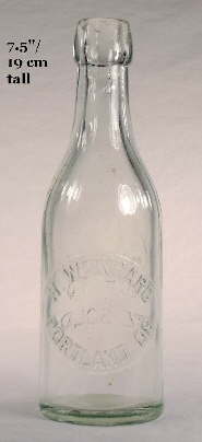 Small champagne style beer bottle; click to enlarge.