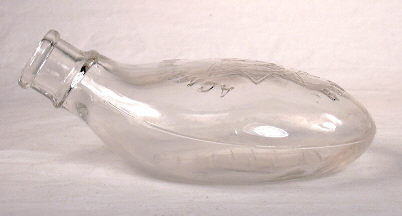 Late 19th century nursing bottle; click to enlarge.