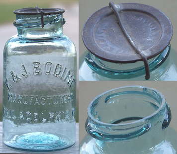 1860s era fruit jar; click to enlarge.