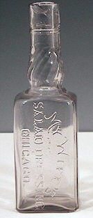 Salad Dressing bottle from the early 20th century; click to enlarge.