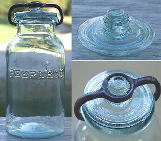 Peerless quart jar picture collage; click to enlarge.