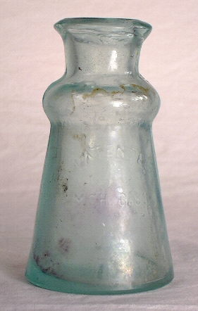 Bixby shoe polish bottle from the 1880s.