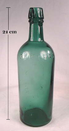 Bulk or master ink bottle from the 1880s; click to enlarge.