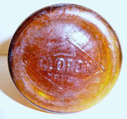 Clorox bottle base - ca. 1929-1930