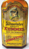 Kummel label close-up; click to enlarge.