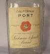 Close-up of the port flask label; click to enlarge.