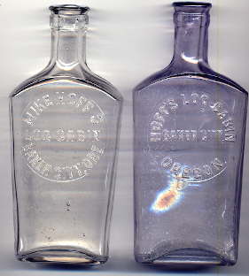 Early 20th century Olympia flasks; click to enlarge.