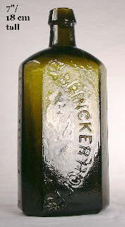 1840s medicinal bottle from New York; click to enlarge.