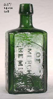 Merchant's Chemist bottle; click to enlarge.