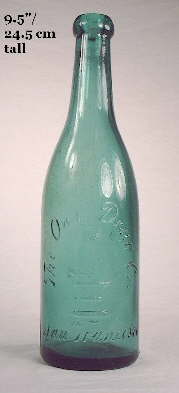 Early 20th century proprietary citrate bottle; click to enlarge.