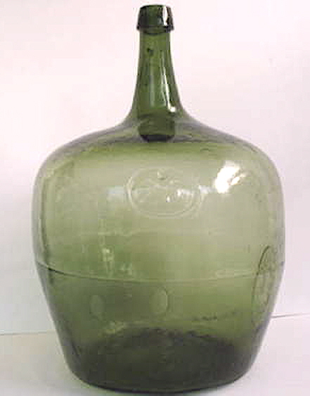Late 20th Century Large Italian Elephant Glass Jar With Cork Lid