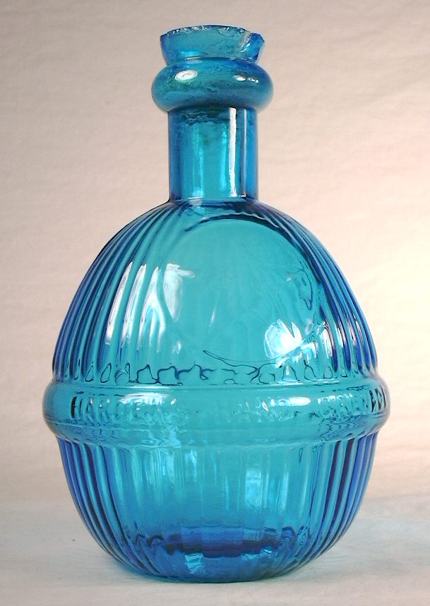 After Shave 50s  Vintage  White Glass Small Jug Bottle 1930s Dug bottle 