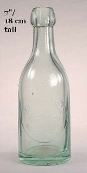 Late 19th century blob soda bottle; click to enlarge.