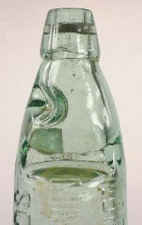 Codd bottle with oil type finish; click to enlarge.