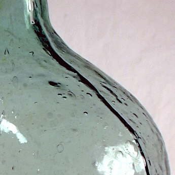 Mid-20th century Mexican bottle exhibiting 19th century diagnostic manufacturing features.