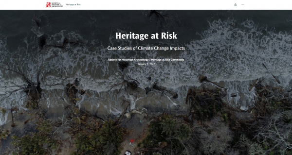Title card for the Heritage at Risk Committee Digital StoryMap